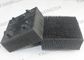 Black color Nylon Brush 99*99*39mm Auto Cutter Bristle For Investronica Cutter