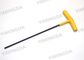 944200406 T - Handle 9'' x 9 / 64 '' Hex Key Tool For GT7250 Cutter Parts