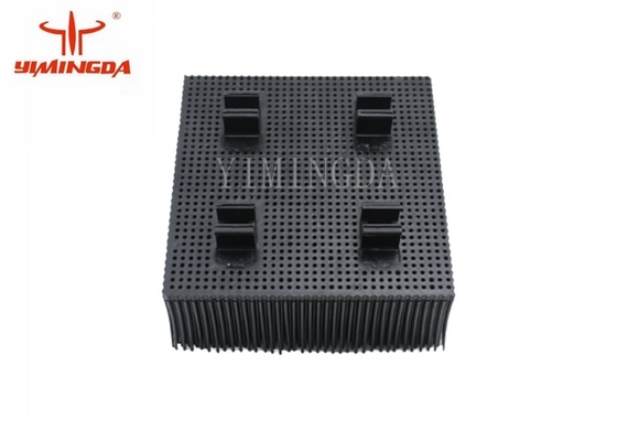 اللون الأسود 100 * 100 * 42mm Poly Bristle Block PP Material For EASTMAN Cutter